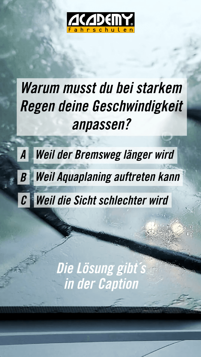 Herbst-Check mit ACADEMY 🍂 Starkregen 🌧️