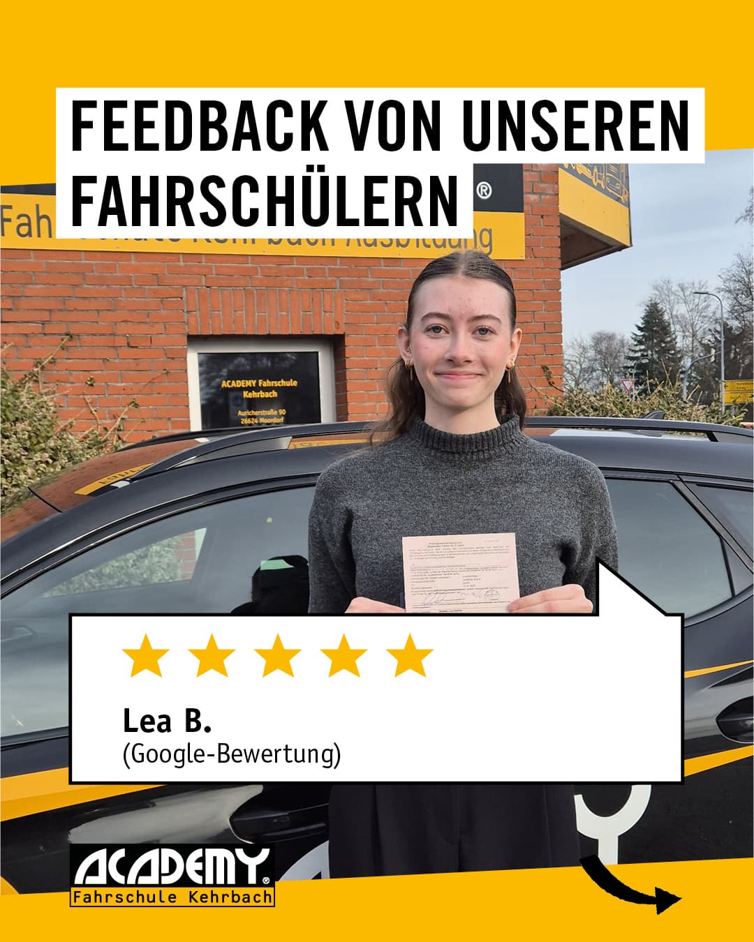Positives Feedback zeigt uns, dass wir vieles richtig machen