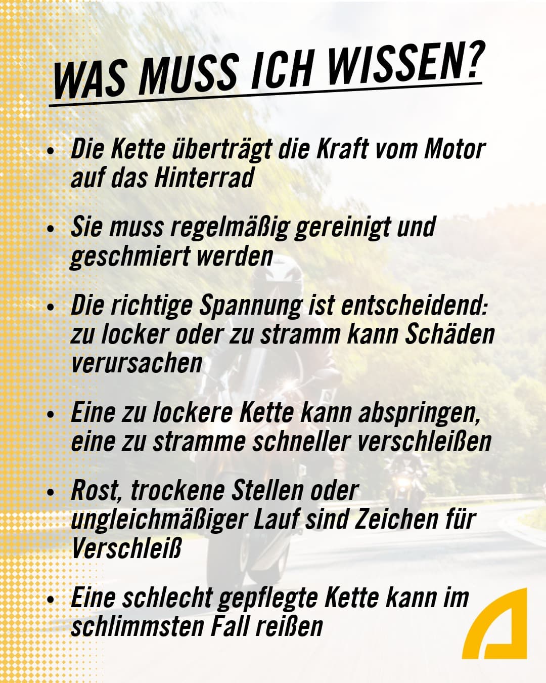 Der Car-Freitag wird zum Motorrad-Freitag