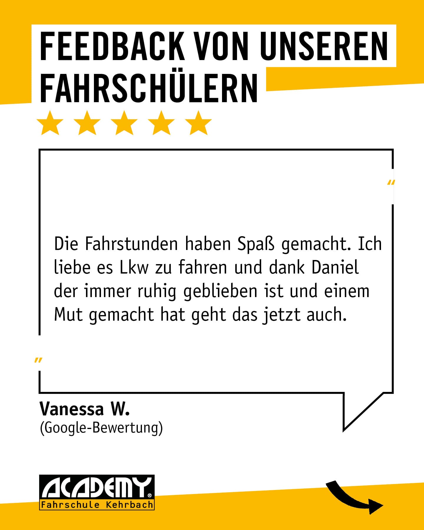 Mach’s wie Vanessa und mach den Lkw fahren zu deinem Ding! 🚚💙