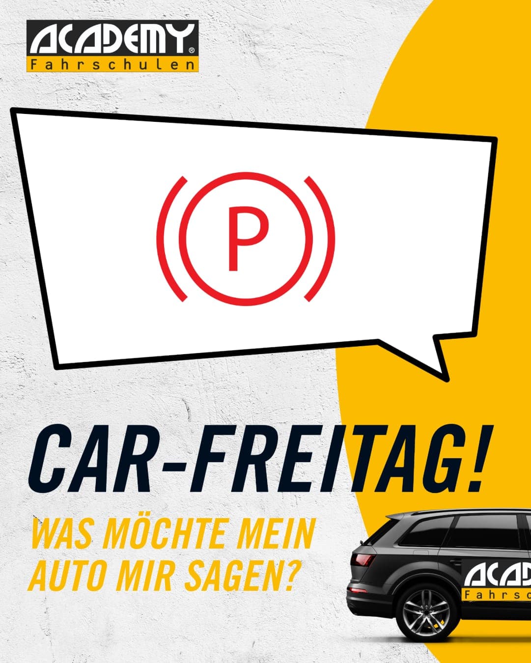 Car-Freitag: Park-Symbol