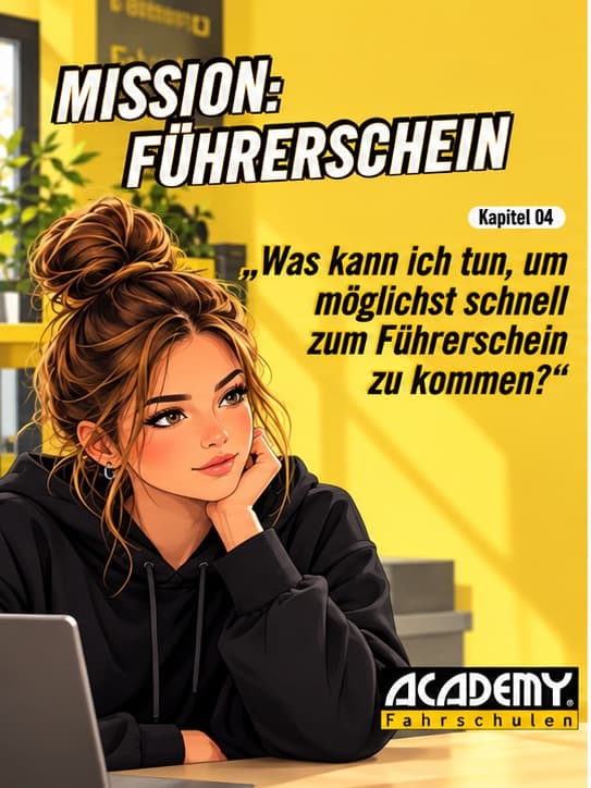 Mias erster Kontakt mit der Fahrschule