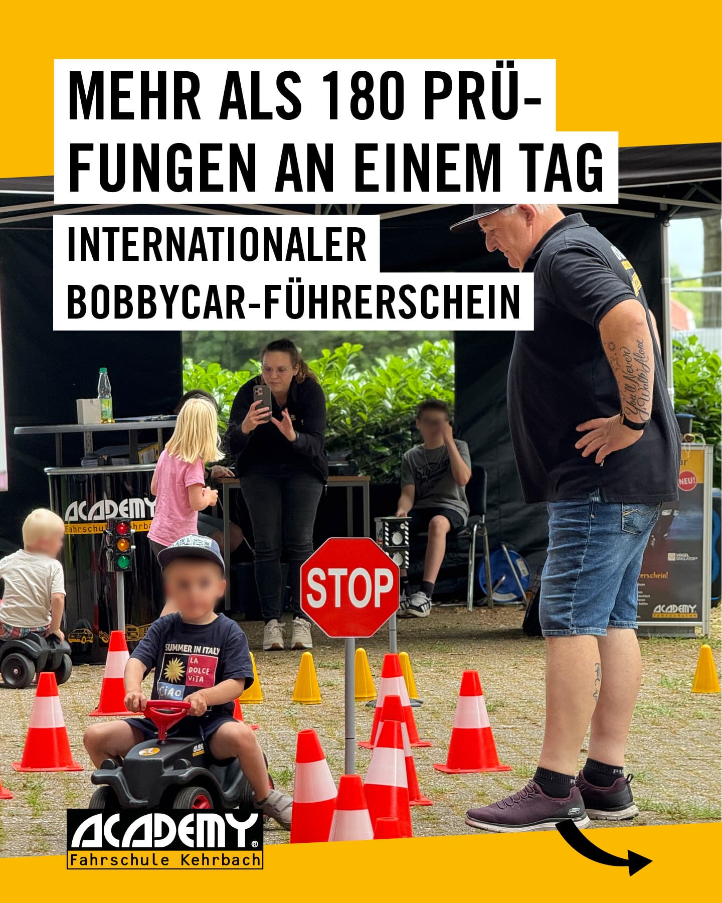 Mehr als 180 Prüfungen an einem Tag!