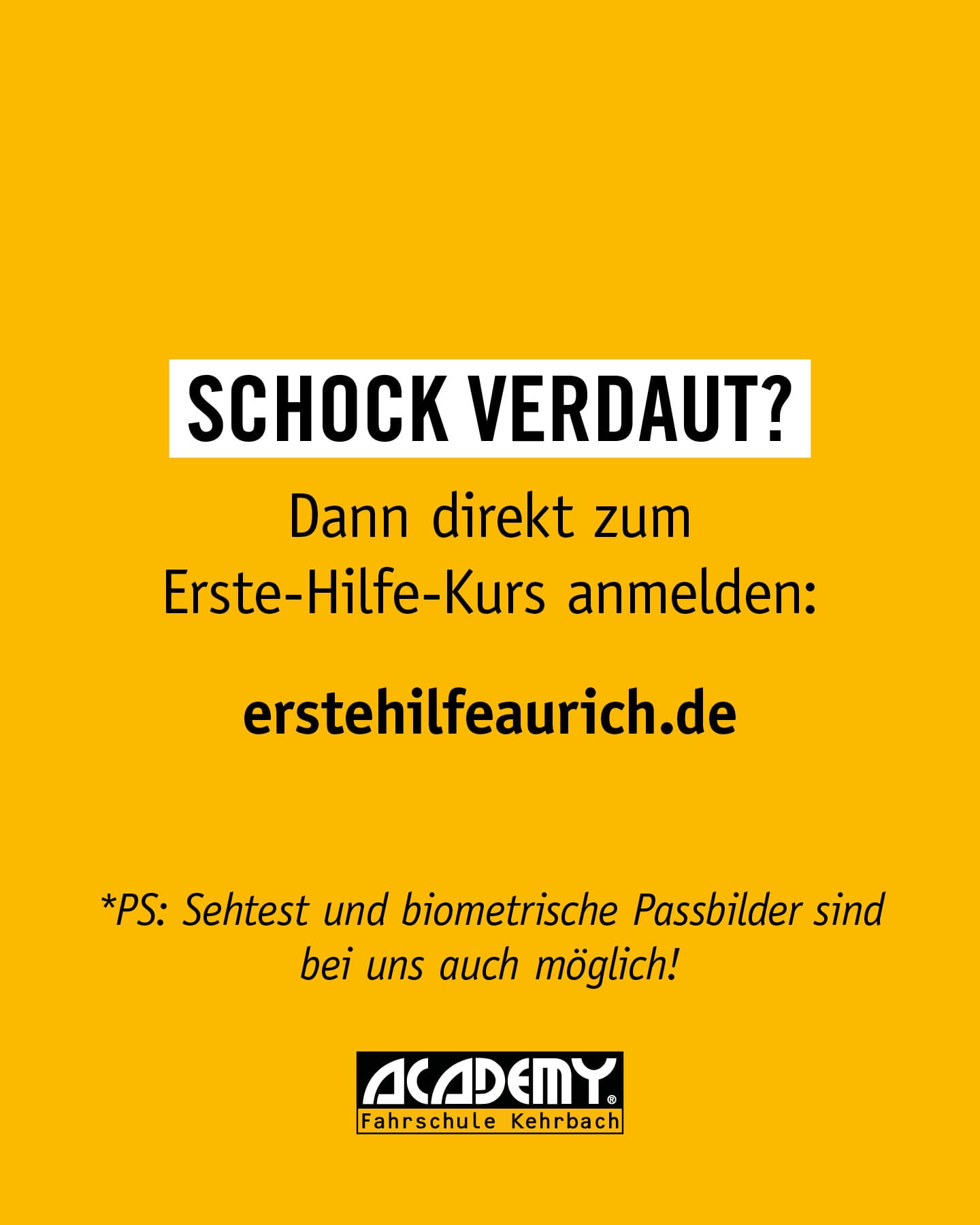 Du willst der nächste Ersthelfer sein?