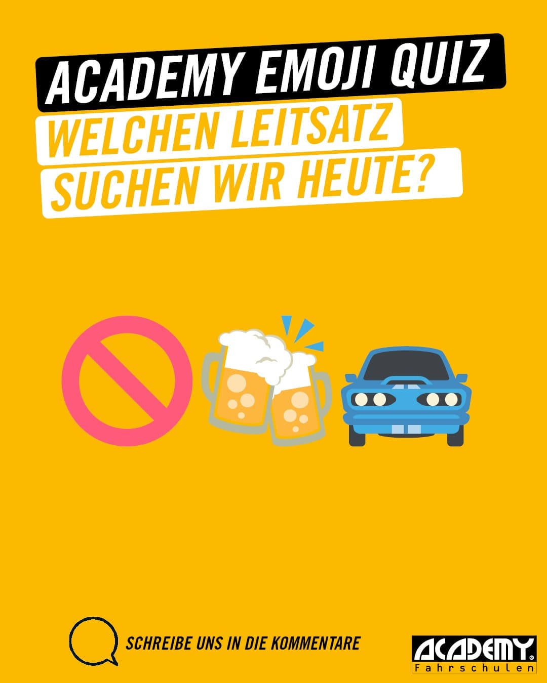 Welchen Leitsatz suchen wir heute?