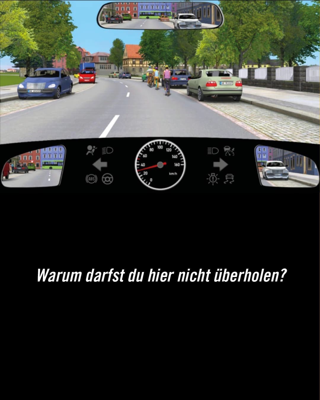 Wir stellen dir echte Theorieprüfungsfragen.
