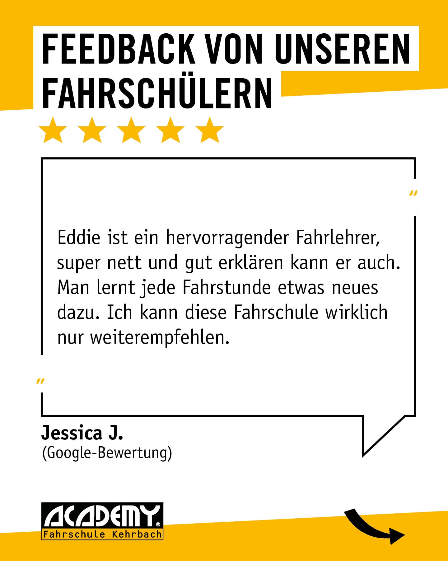 Mach’s wie Jessica und starte durch! 🚗💨