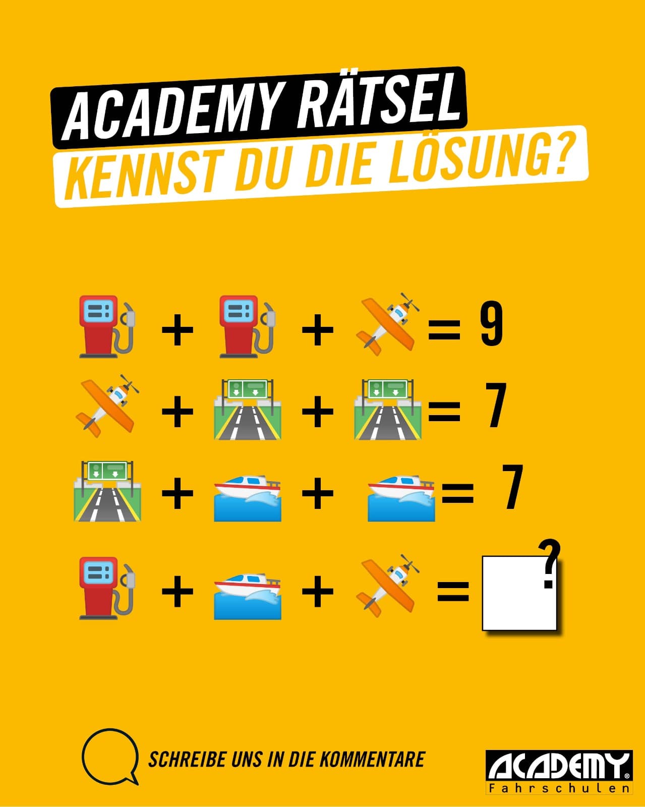 Kleine Rechenaufgabe zum Wochenstart