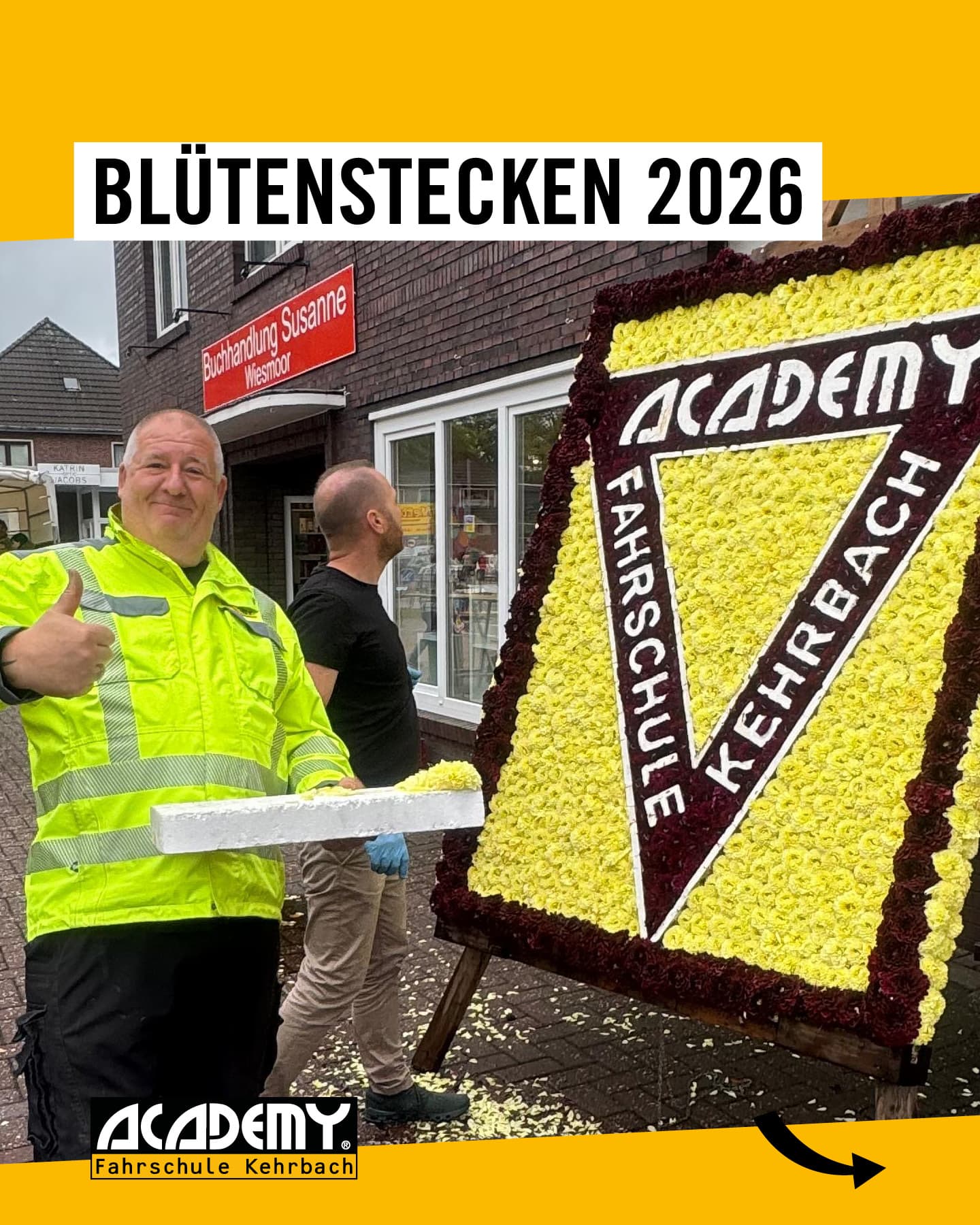 Wie jedes Jahr hieß es in Wiesmoor wieder: Blüten stecken! 🌸💛