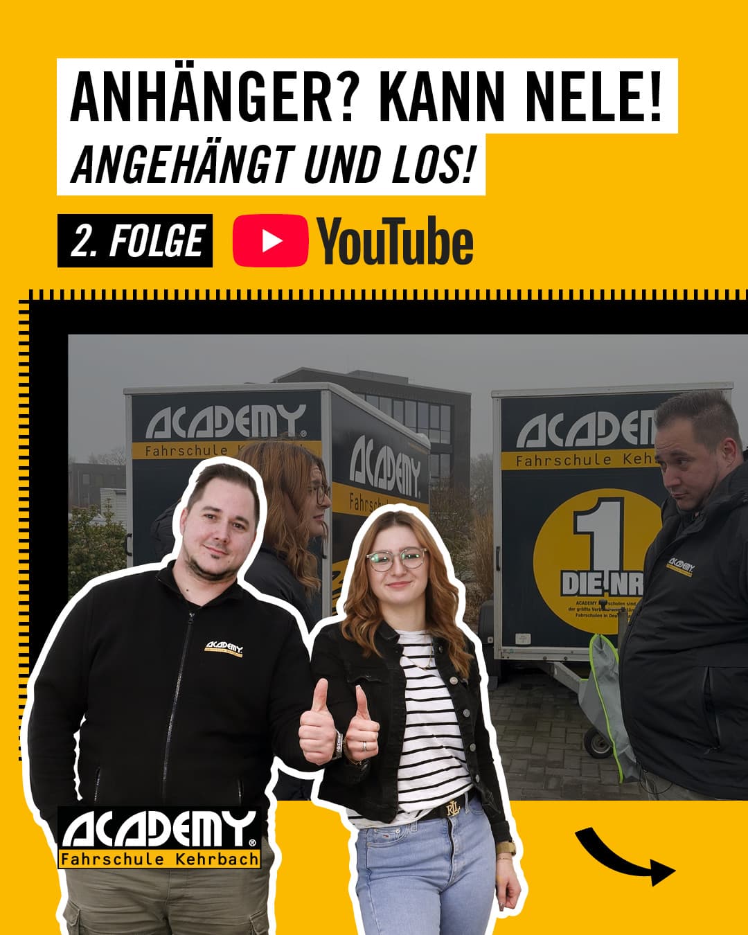 Folge 2: Überlandfahrt mit Anhänger 🎬🚘