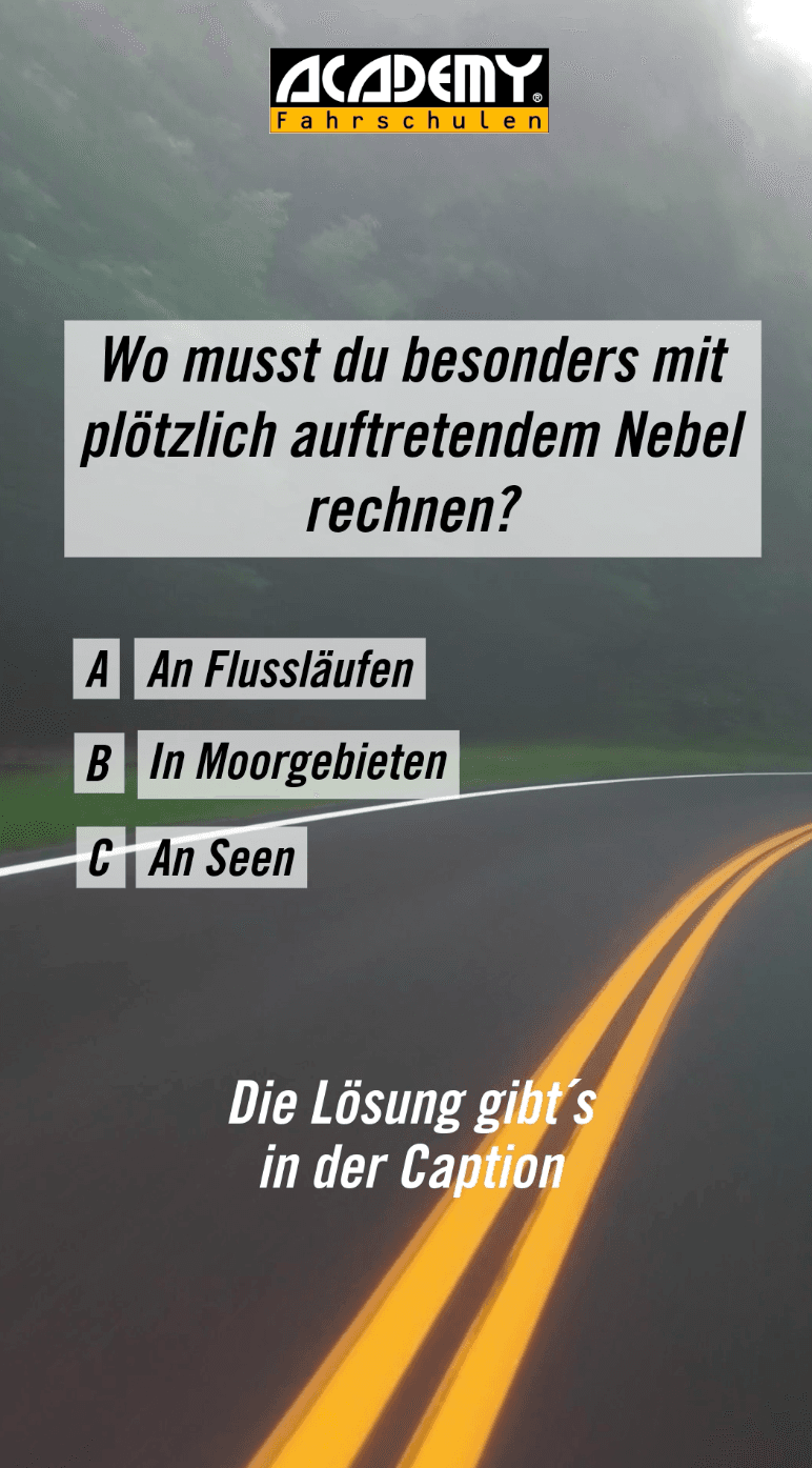 Herbst-Check mit ACADEMY: Nebel 🌫️