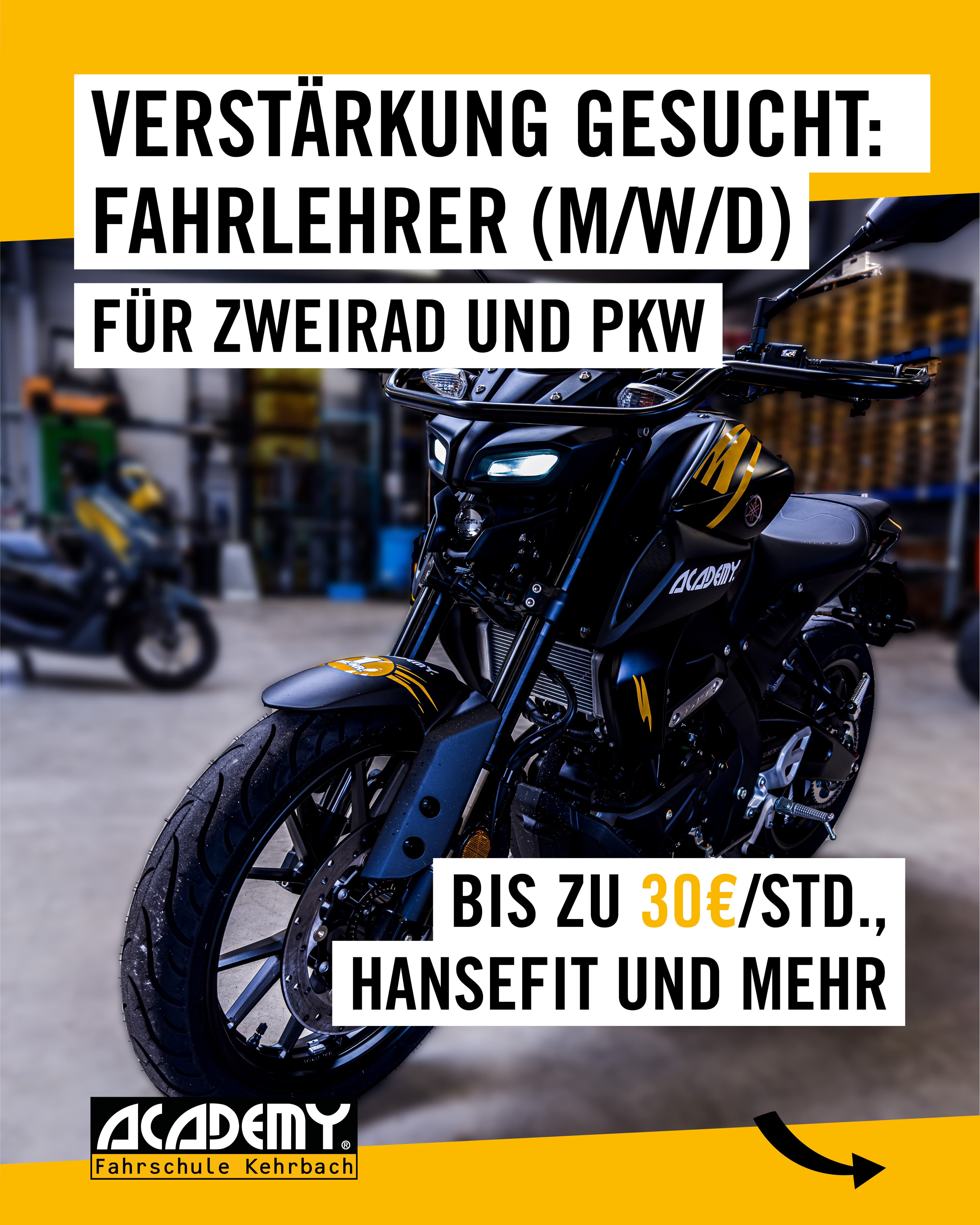 Fahrlehrer (m/w/d) gesucht