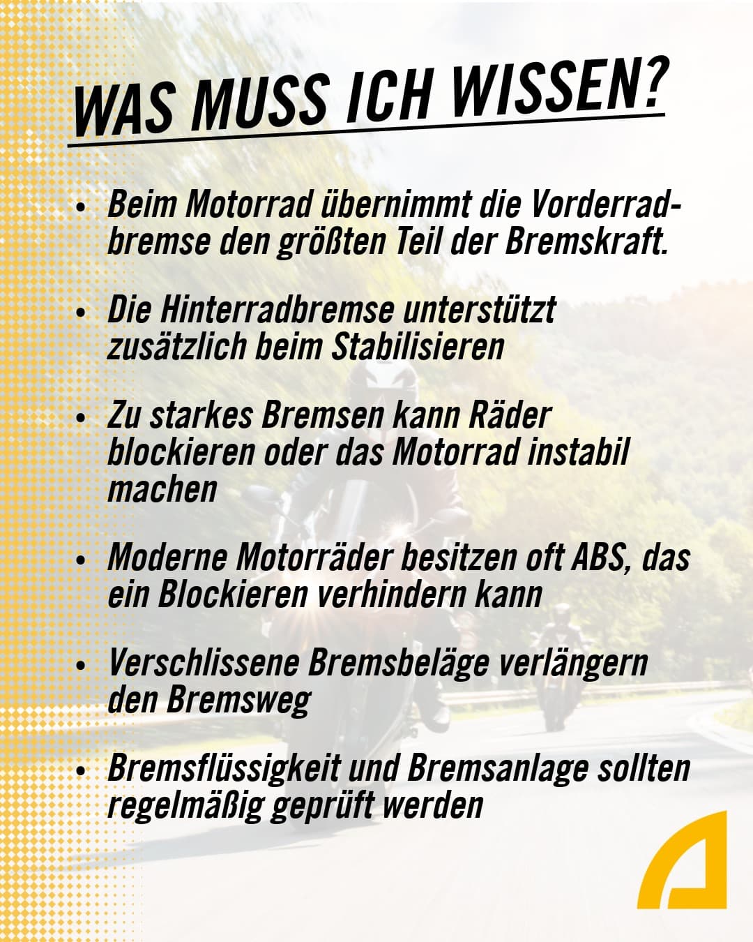 Tipps und Fakten rund um dein Zweirad