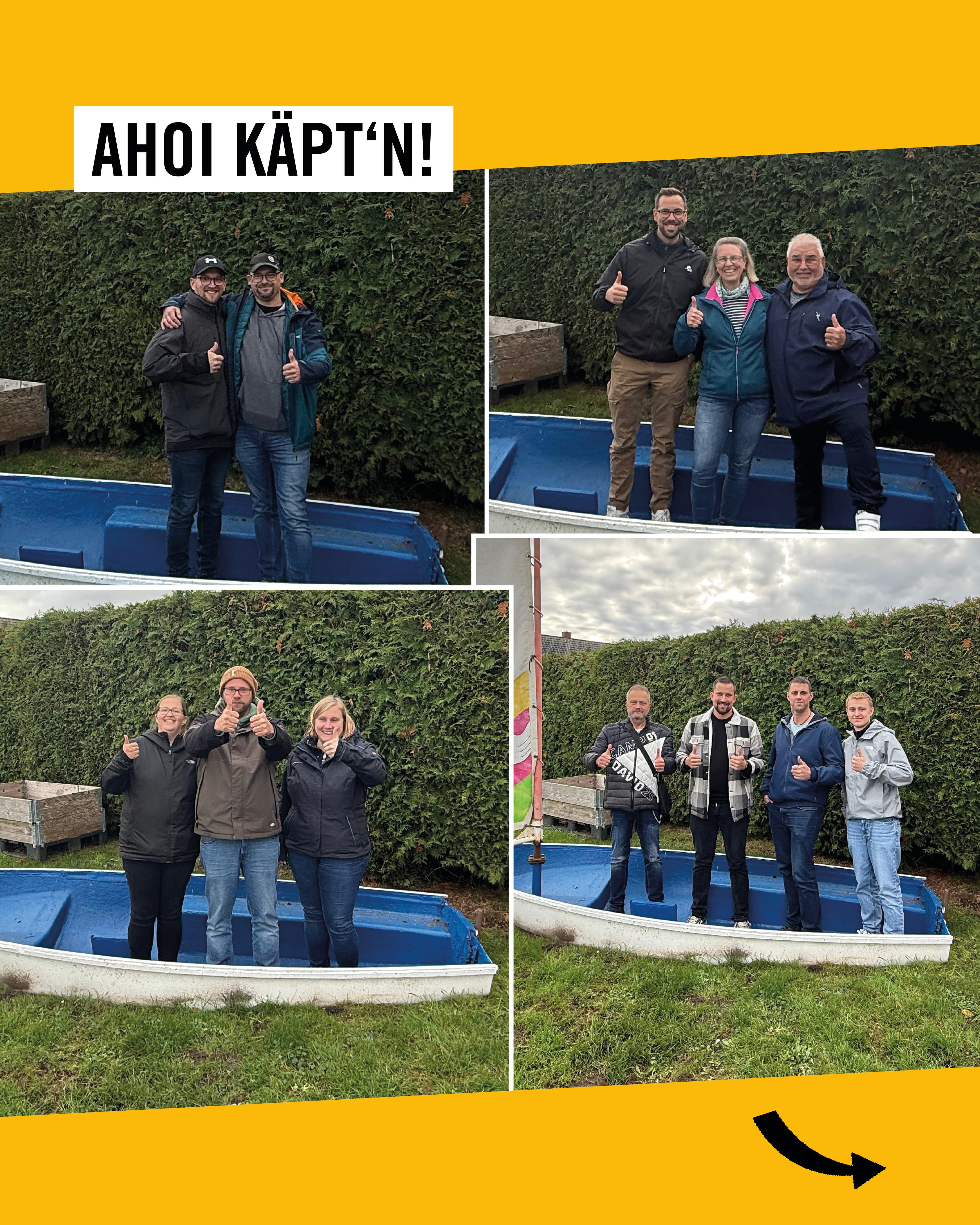 Knoten sitzen, Kurs steht, Skipper-Mindset on.