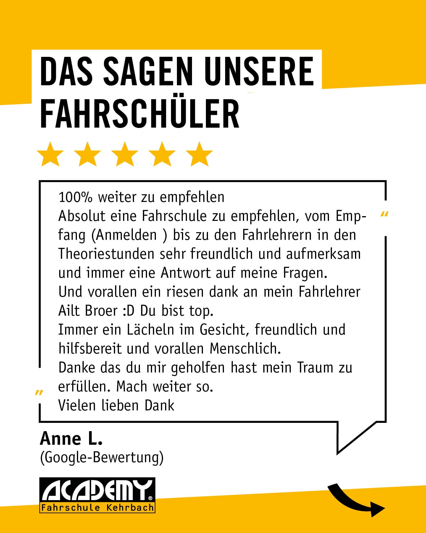 Aus kleinen Schritten wird Fahrpraxis